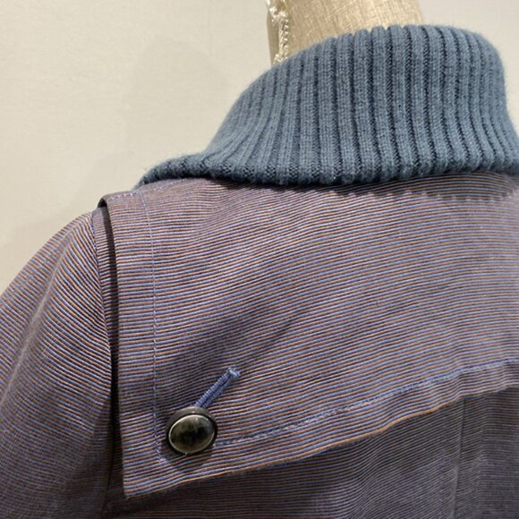 Marc Jacobs Bomber Jacket cropped Blue and Purple Small medium fit - Picture 11 of 16